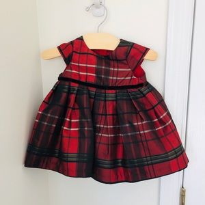 Pippa & Julie Red Plaid Holiday Christmas Dress